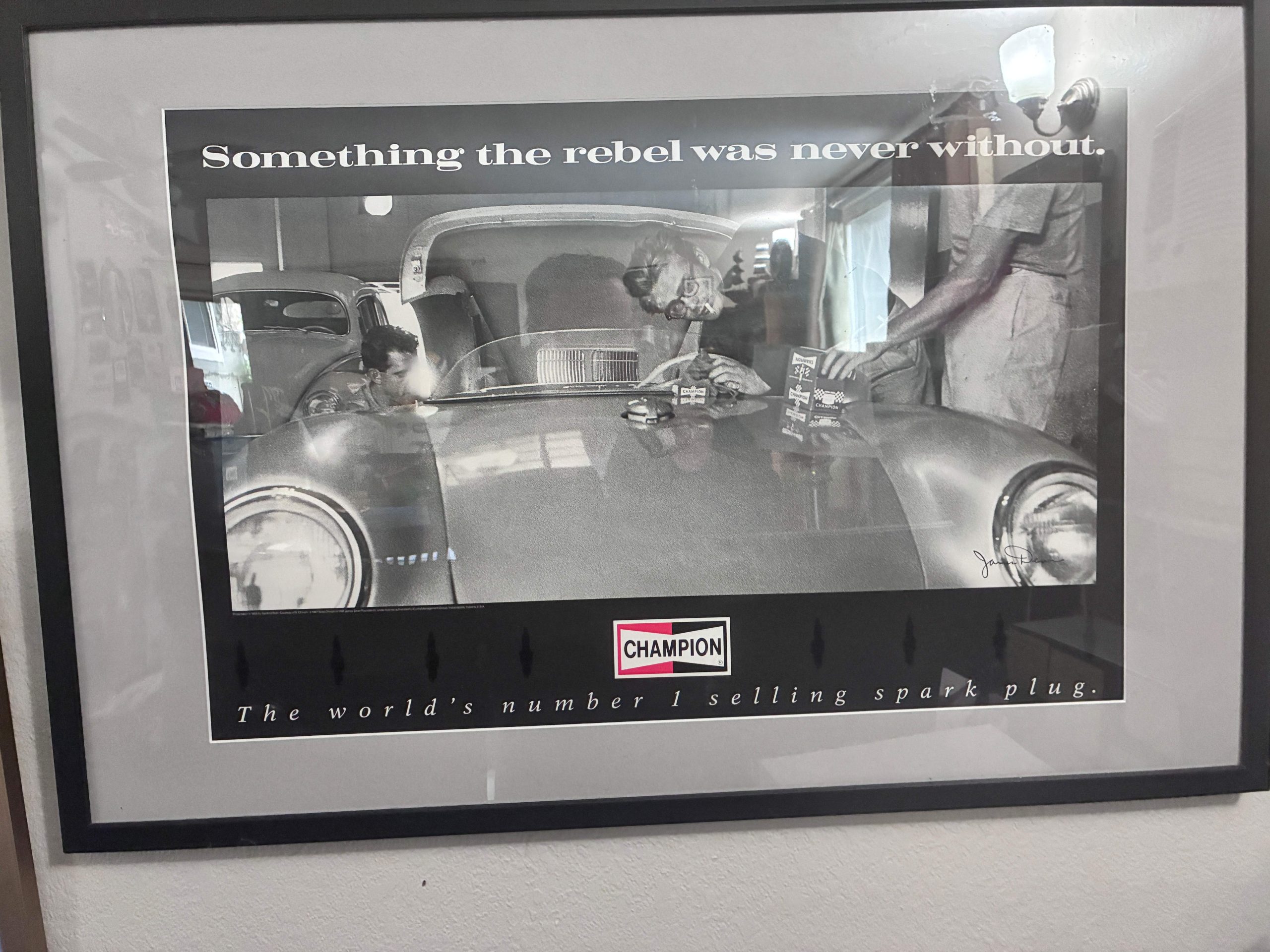 James Dean for Champion Spark Plugs